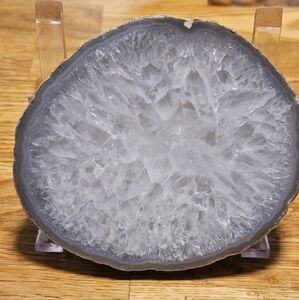 Clear Quartz Agate Slab 1.10lbs (498g)